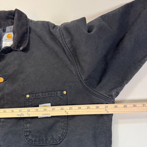 Vintage Carhartt Chore Coat Jacket Mens 48 Blanket Lined Workwear C01 Canvas 90s - Picture 7 of 14